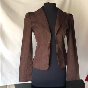 Chocolate Brown Western Style Junior’s Jacket